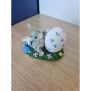 Charming Tails "Paint-By-Paws" 88/701 Fitz‎ & Floyd Collectible Figurine Easter